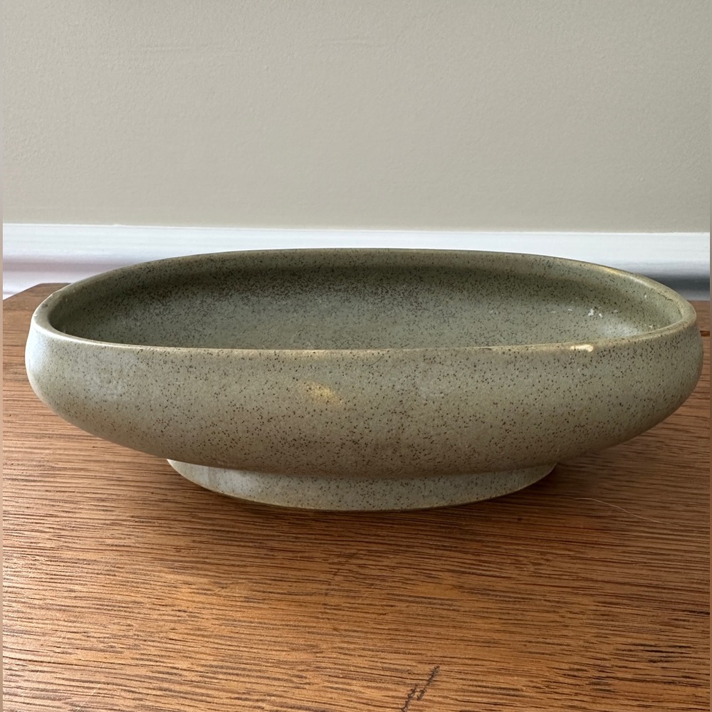 Vintage McCoy - Floraline Pottery Oval Bowl